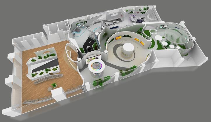 展臺設計中參觀路線該如何設計?參觀路線有幾種設計方法?