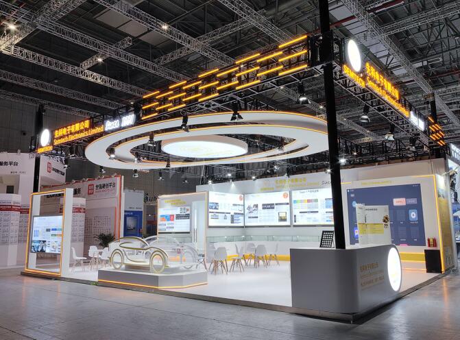 燈光如何與展臺設計搭建搭配展示效果才更好?