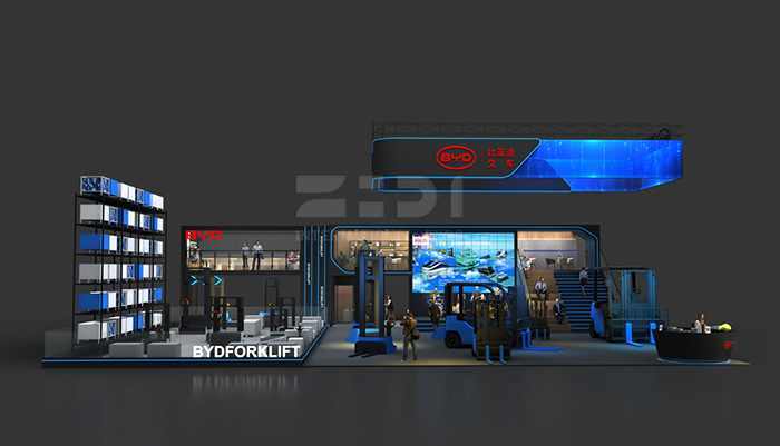 物流展會設計圖 物流展會設計圖